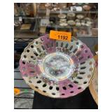 Royal Halsey Reticulated Porcelain Compote Dish