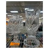 Cut Glass Decorative Vessels