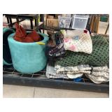 Blankets and Knit Items Lot