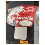 Eastside Beer Fishing Advertising Sign