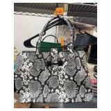 ALDO Faux Snakeskin Satchel Handbag