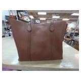 Tory Burch Brown Leather Tote Bag