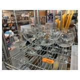 8 Clear Glass Wine Glasses