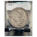 1881 Morgan Silver Dollar