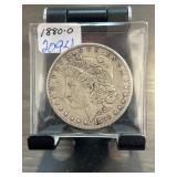 1880-O Morgan Silver Dollar