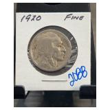 1920 Buffalo Nickel, Fine Condition