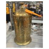 Indian Brass Lidded Container