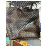 NICE Dooney & Bourke Woven Leather Tote/ Wristlet