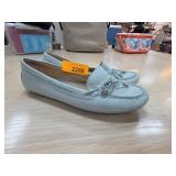Michael Kors Blue Leather Loafers 11M