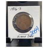 1916-S Lincoln Wheat Cent