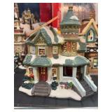 Porcelain Lighted Victorian House Decor