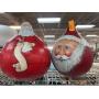 Hand-Painted Santa Claus Gourds