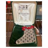 1992 Waterford Crystal Stocking Ornament
