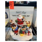 Snow Village Santa Comes to Town 1995