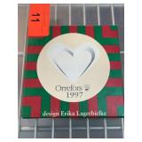Orrefors 1997 Heart Ornament by Erika LagerbE