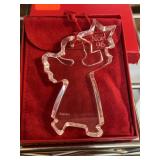 Baccarat Noï¿½l 1996 Crystal Angel Ornament