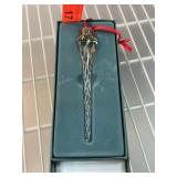 Lenox Crystal Glass Ornament with Box