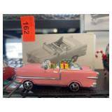 Dept 56 Pink Convertible Christmas Car