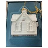 Lenox 1989 Christmas Village Church Ornament