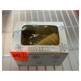 Silvestri Hand Painted Glass Bell Ornament