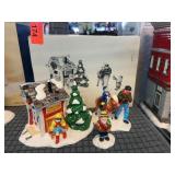 Snow Village Pint-Size Pony Rides Set