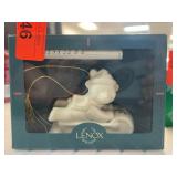 Lenox Porcelain Bear on Sled Ornament