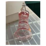 Chas T. Kennedy Glass Bell Ornament