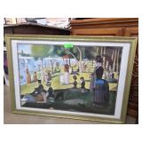 Framed Print of Seurat