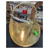 Brass Fireplace Log Holder