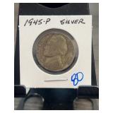 1945-P Silver Jefferson Nickel
