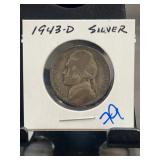 1943-D Jefferson Silver Nickel