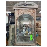 Wood and Glass Display Lantern Case