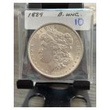 1889 Morgan Silver Dollar BU
