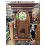 Wooden Wall Clock with Pendulum