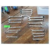 Kobalt and Vanadium Combination Wrench Set