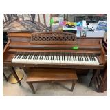 Kimball Console Piano with Bench