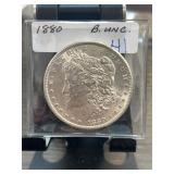 1880 Morgan Silver Dollar, BU Condition