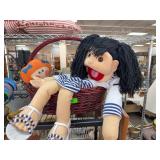 Plush Dolls: Puppet Girl and PlaySkol