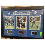 Dallas Cowboys Autographed Photo Display