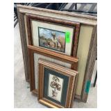Framed Wildlife and Floral Art