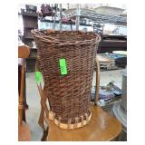 Large Wicker Field Backpack Basket