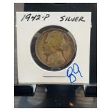 1942-P Silver Jefferson Nickel