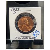 1955-D Lincoln Wheat Cent Penny