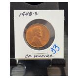 1948-S Lincoln Wheat Cent, Uncirculated