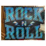 Rock N Roll Wall Sign, 24" x 20"