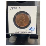 1950-S Lincoln Wheat Cent Uncirculated