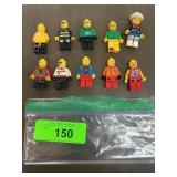 10 Assorted LEGO Minifigures