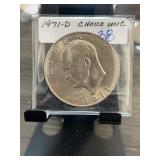 1971-D Eisenhower Dollar Coin UNC