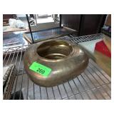 Hammered Brass Decorative Bowl