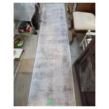 Distressed Patterned Runner Rug 31" x 97"
